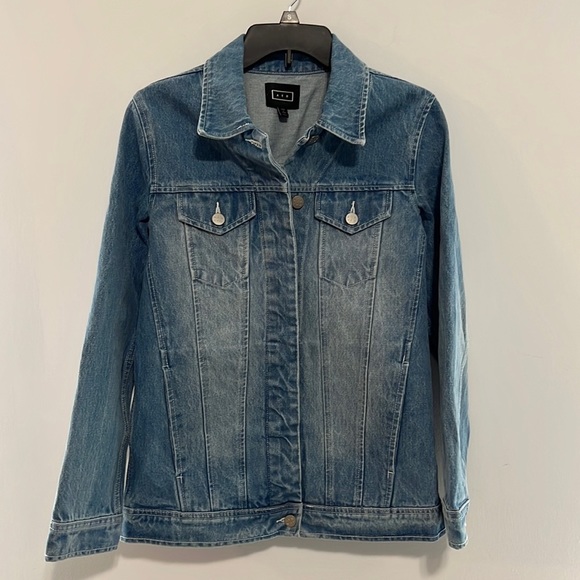 AYR Jackets & Blazers - Ayr The Double Star Denim Jacket Size Small EUC